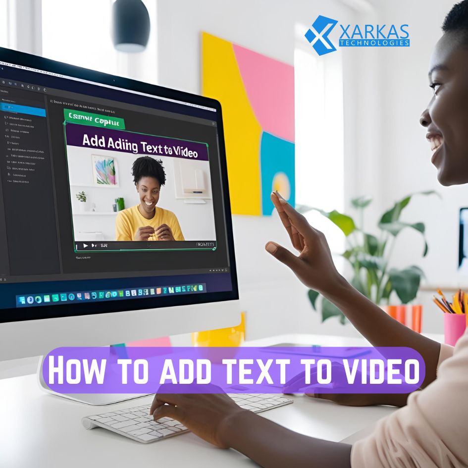 How to add text to video